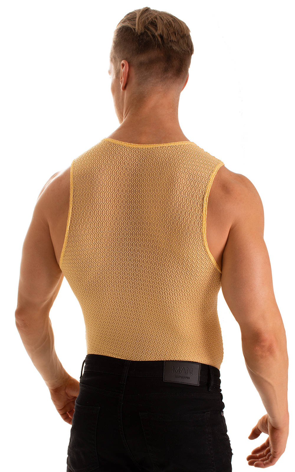 G20 - Mens Sleeveless Muscle Tee - Mesh - Image 19