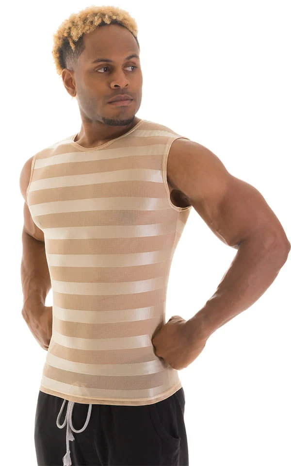 G20 - Mens Sleeveless Muscle Tee - Mesh - Image 5