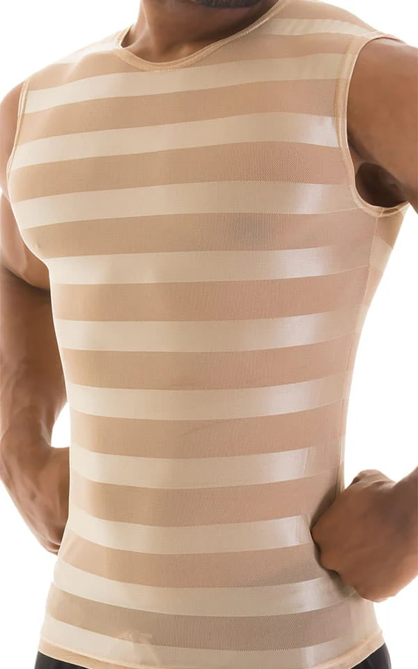 G20 - Mens Sleeveless Muscle Tee - Mesh - Image 7