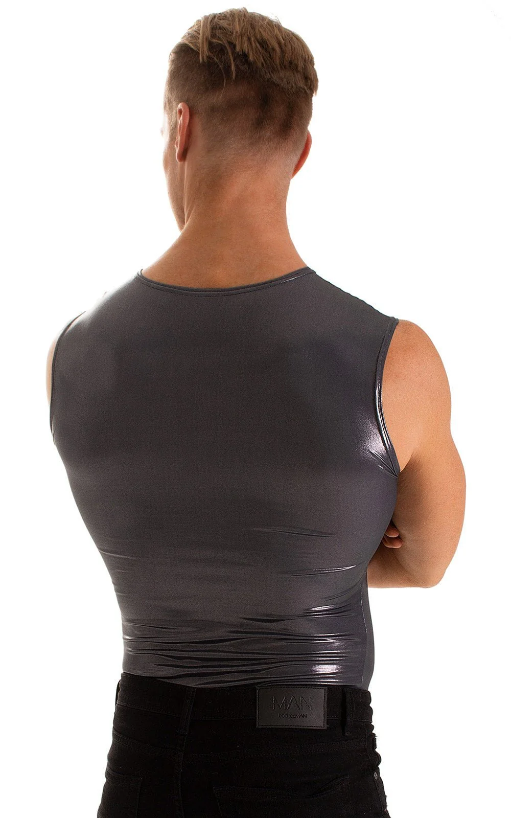 G20 - Mens Sleeveless Muscle Tee - Metallics - Image 21