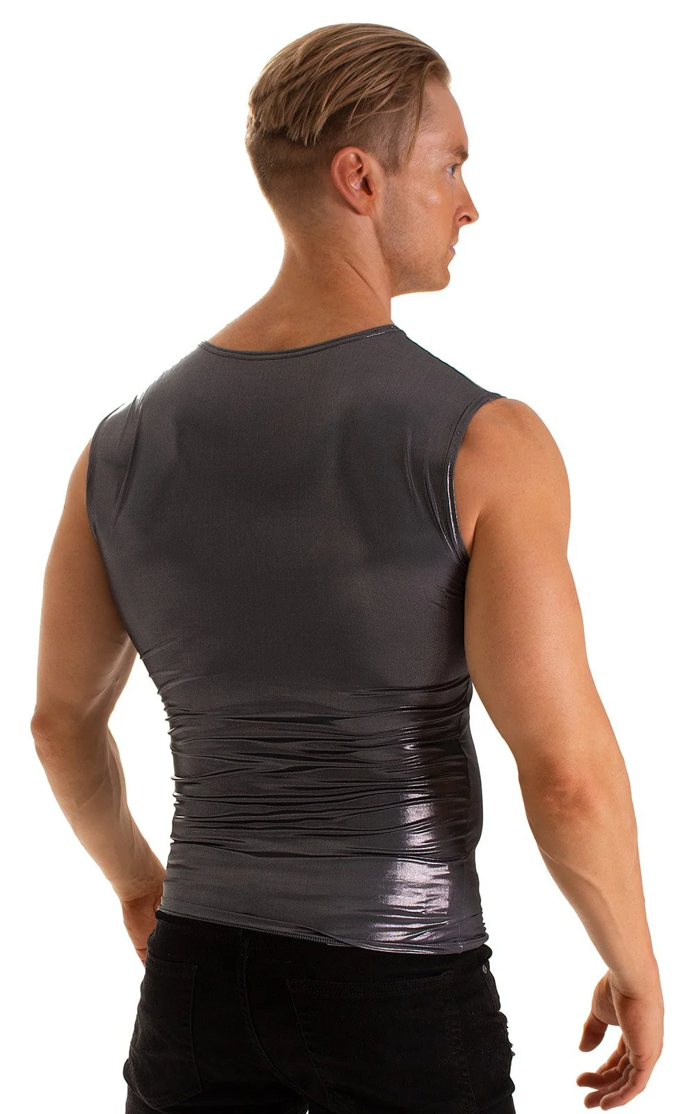 G20 - Mens Sleeveless Muscle Tee - Metallics - Image 23