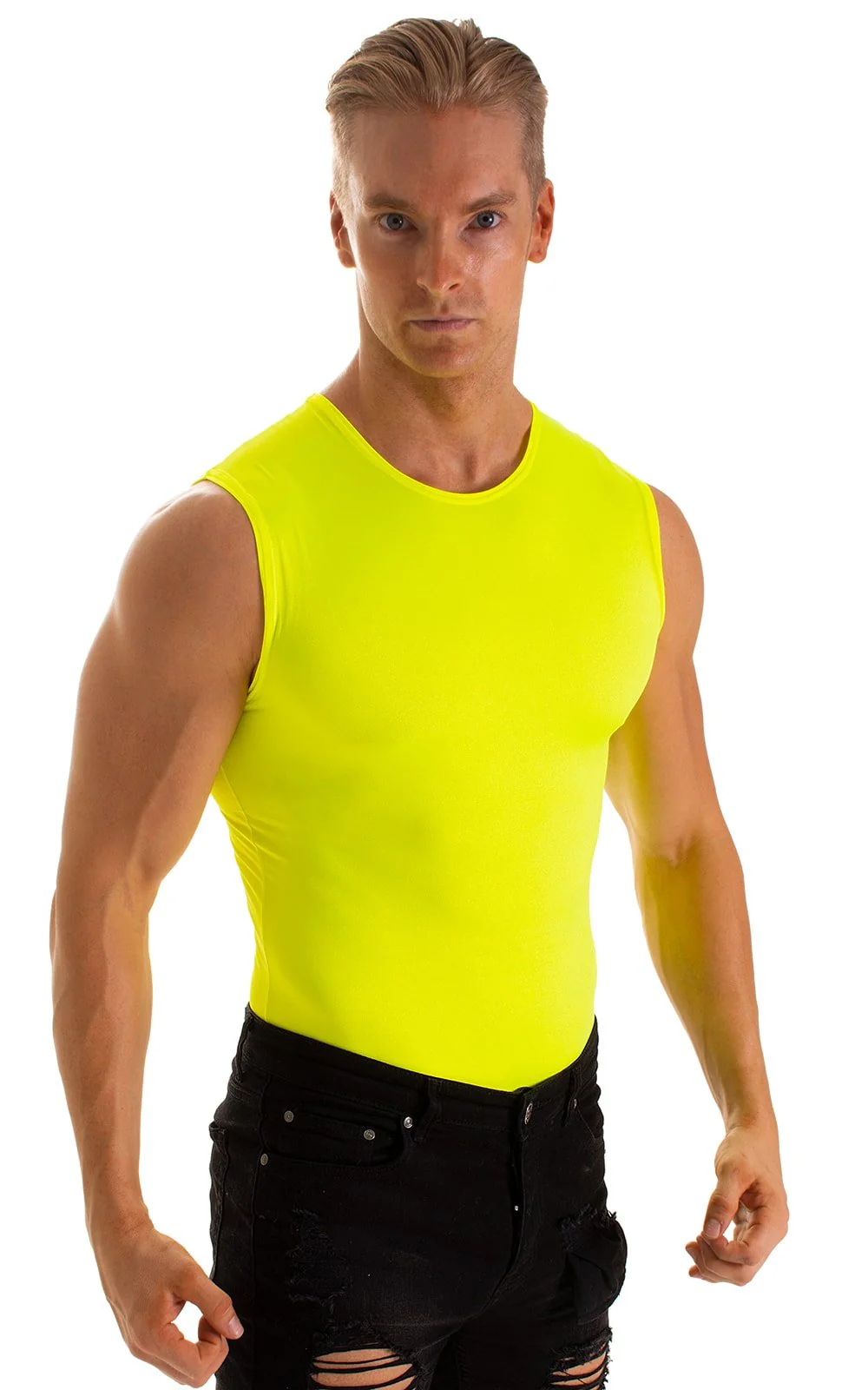 G20 - Mens Sleeveless Muscle Tee - Solids - Image 12