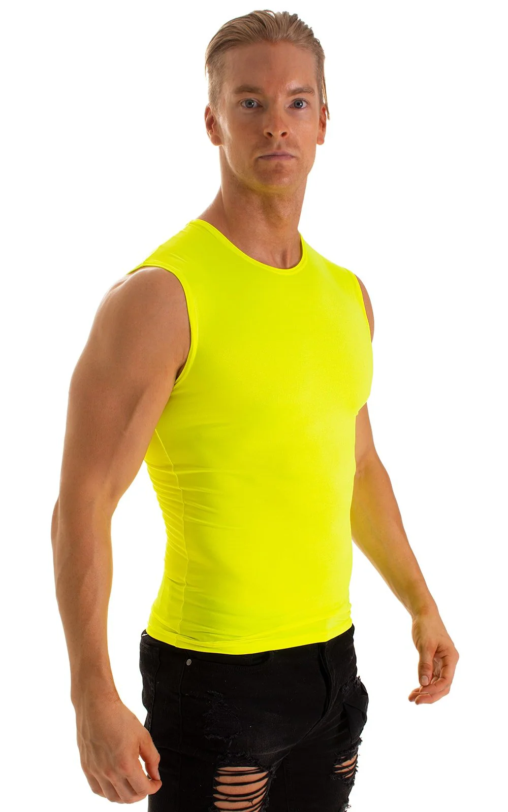 G20 - Mens Sleeveless Muscle Tee - Solids - Image 14