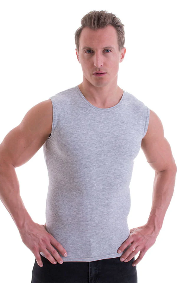 G20 - Mens Sleeveless Muscle Tee - Solids - Image 9