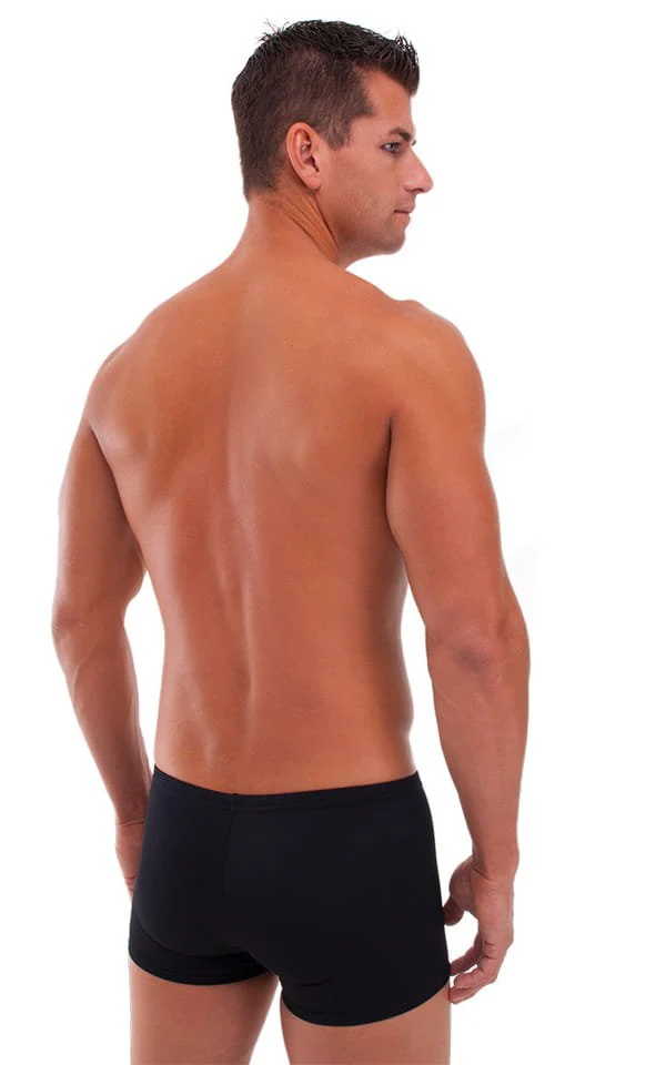 M43 - Mens Square Cut Swim Trunks - Mesh - Image 2