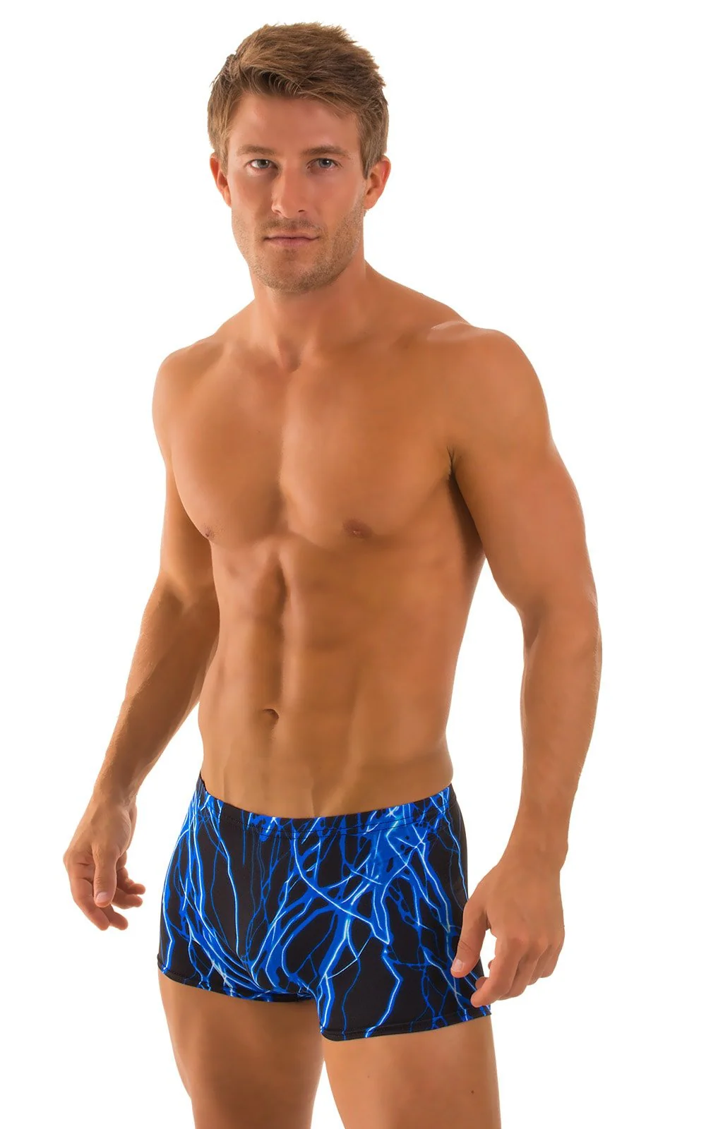 M43 - Mens Square Cut Swim Trunks - Prints - Image 13