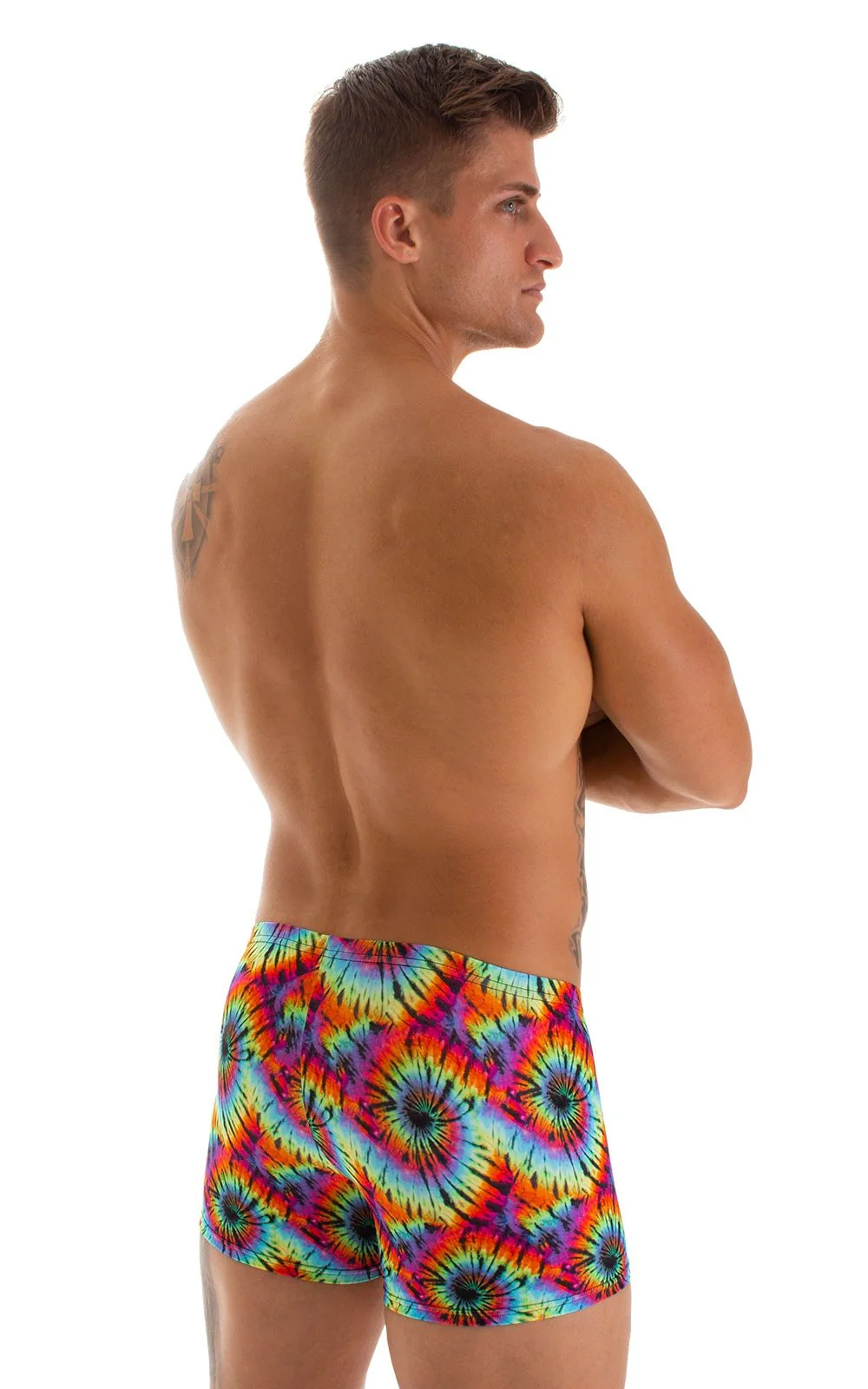 M43 - Mens Square Cut Swim Trunks - Prints - Image 21
