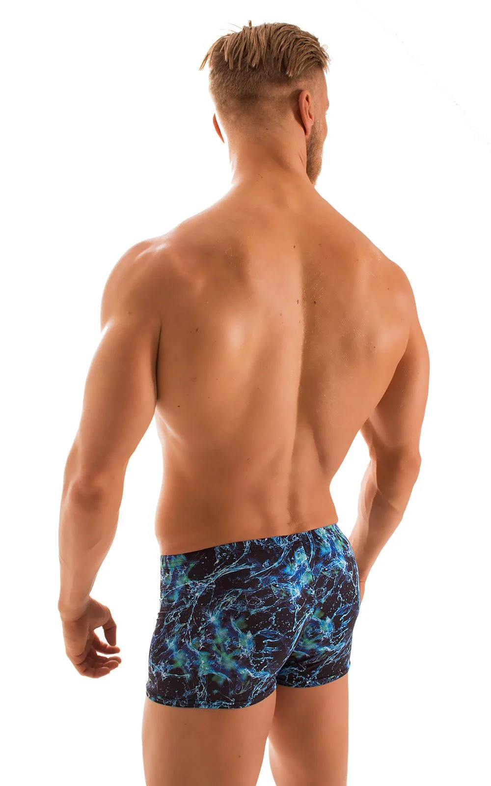 M43 - Mens Square Cut Swim Trunks - Prints - Image 25
