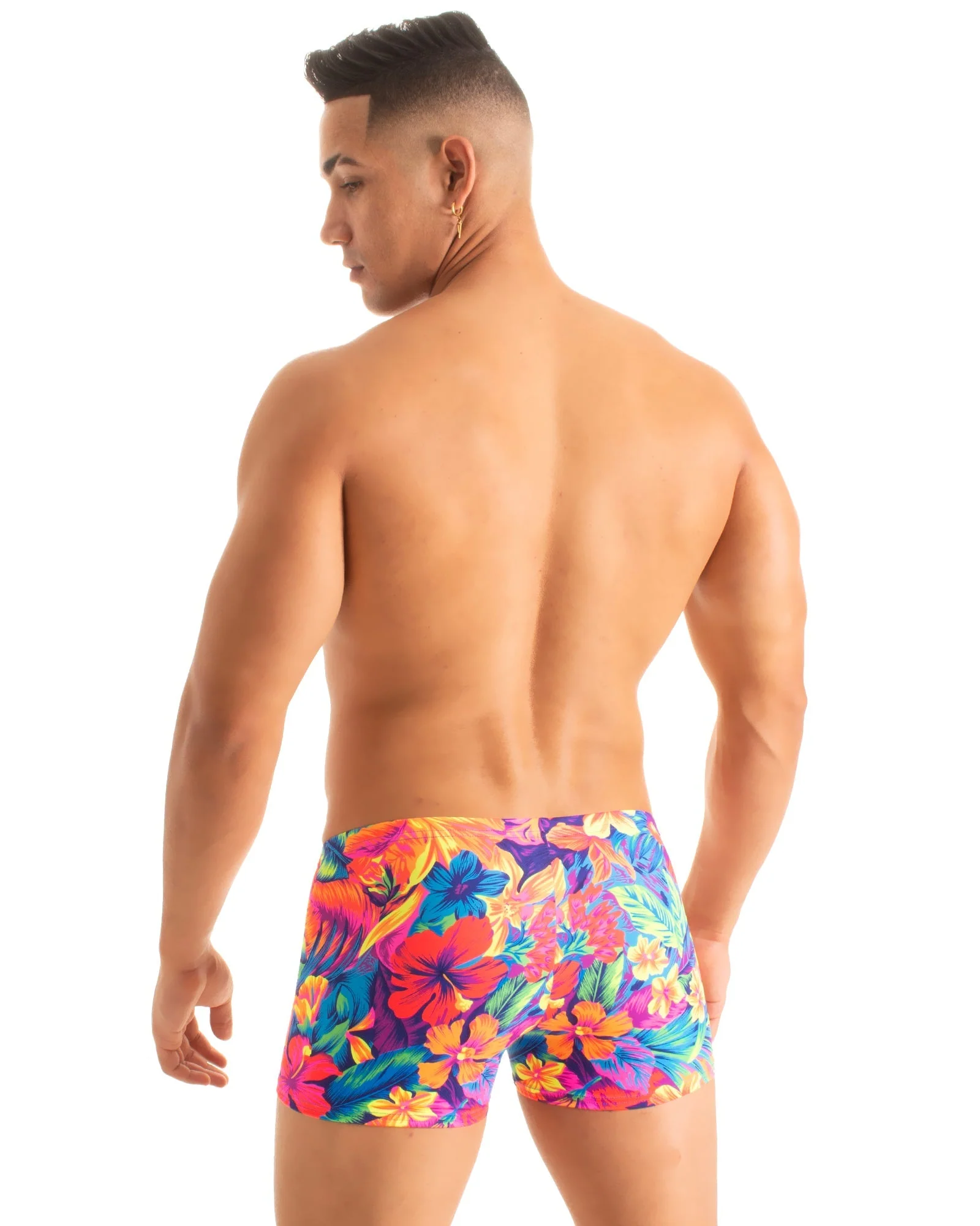 M43 - Mens Square Cut Swim Trunks - Prints - Image 37