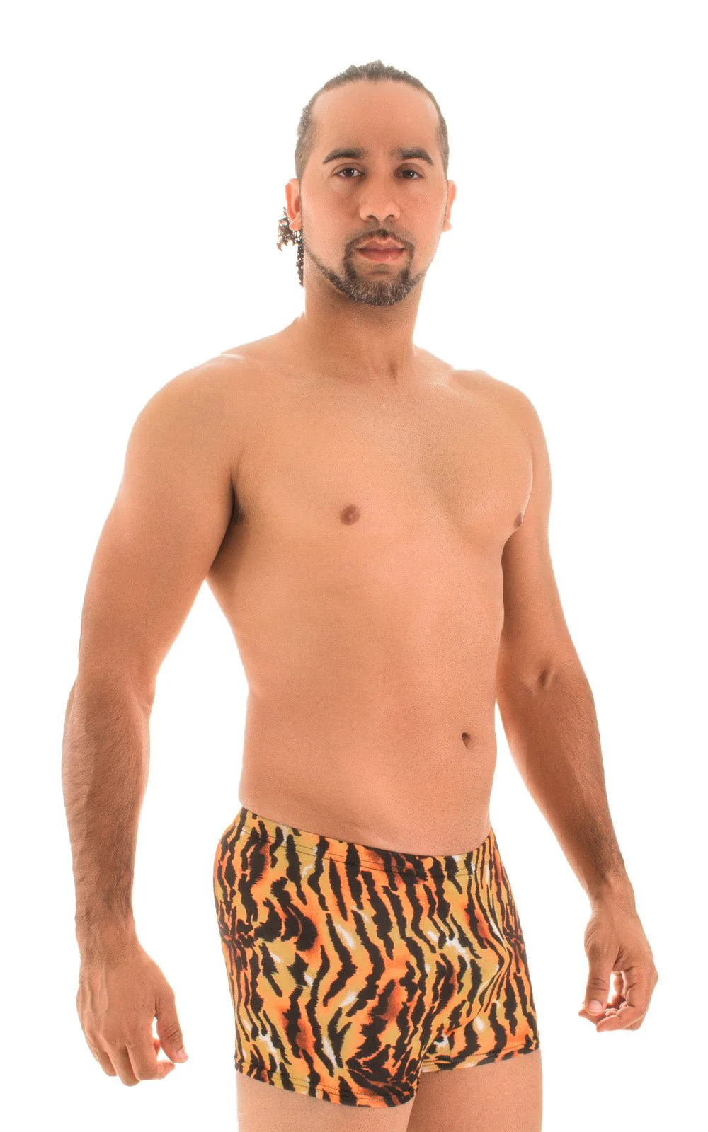 M43 - Mens Square Cut Swim Trunks - Prints - Image 4