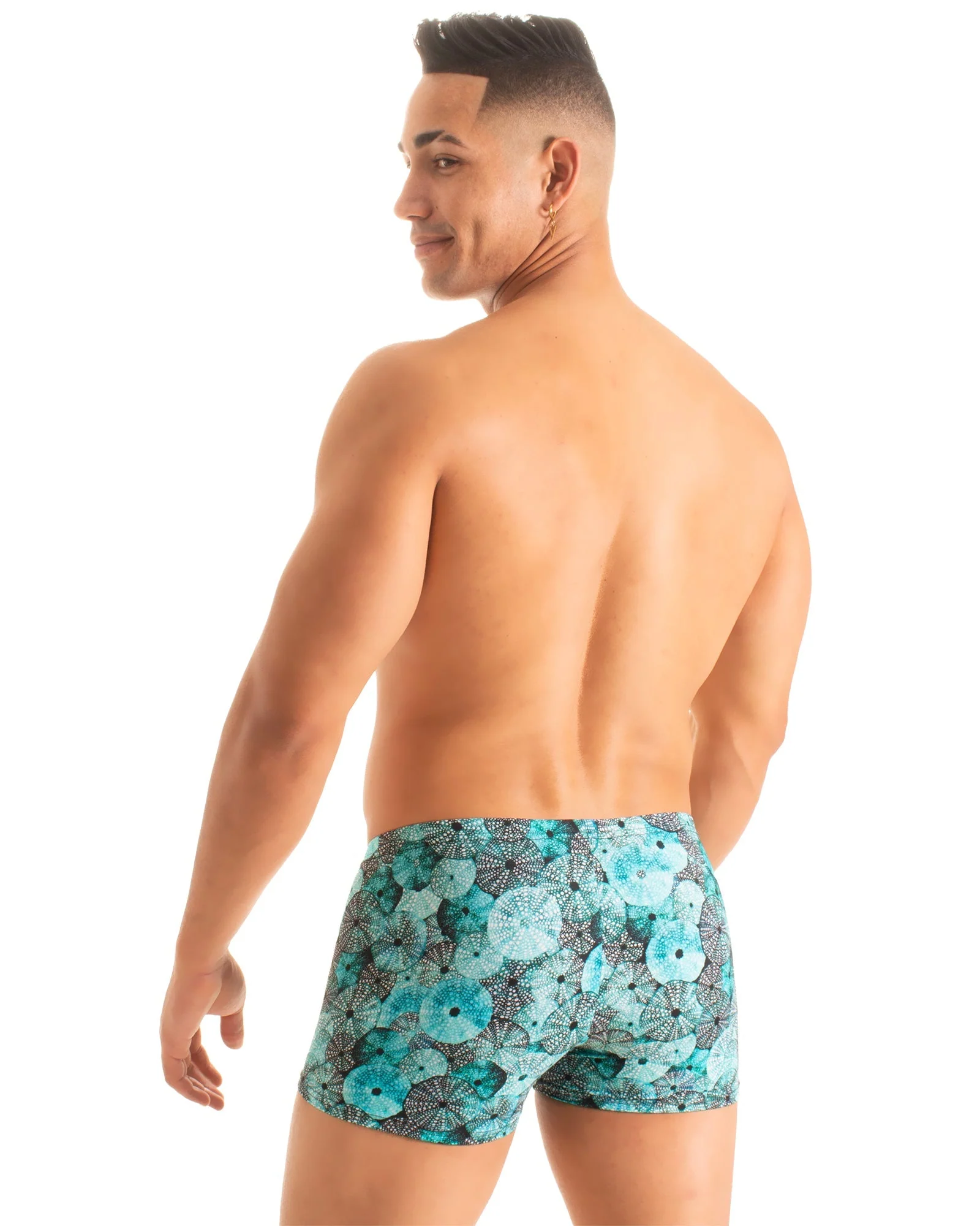 M43 - Mens Square Cut Swim Trunks - Prints - Image 41