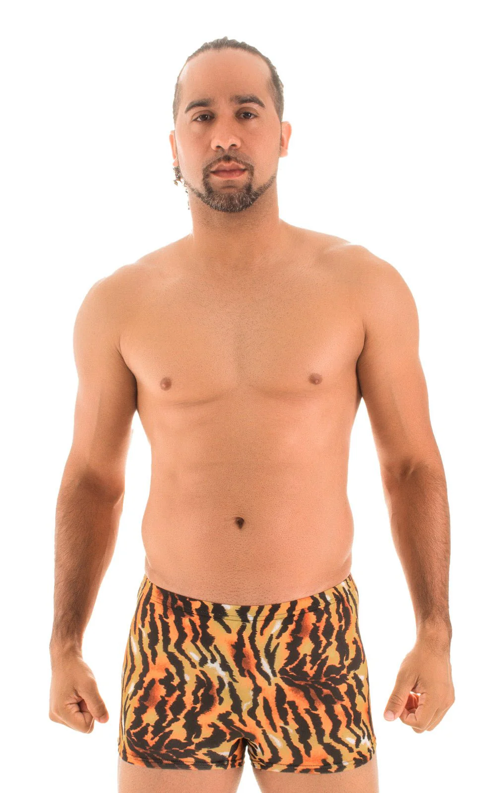 M43 - Mens Square Cut Swim Trunks - Prints - Image 6