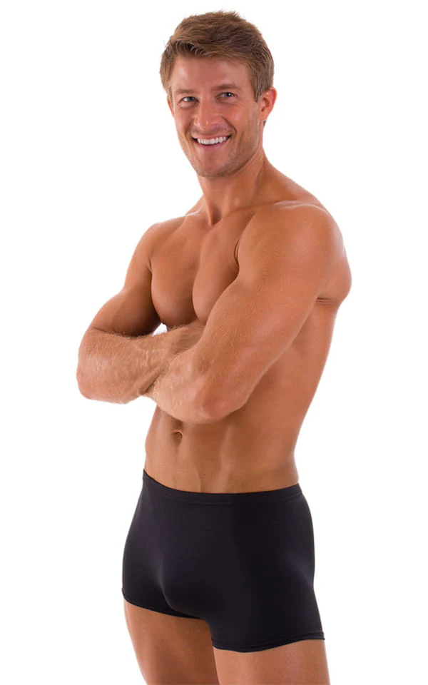 M43 - Mens Square Cut Swim Trunks - Solids - Image 14