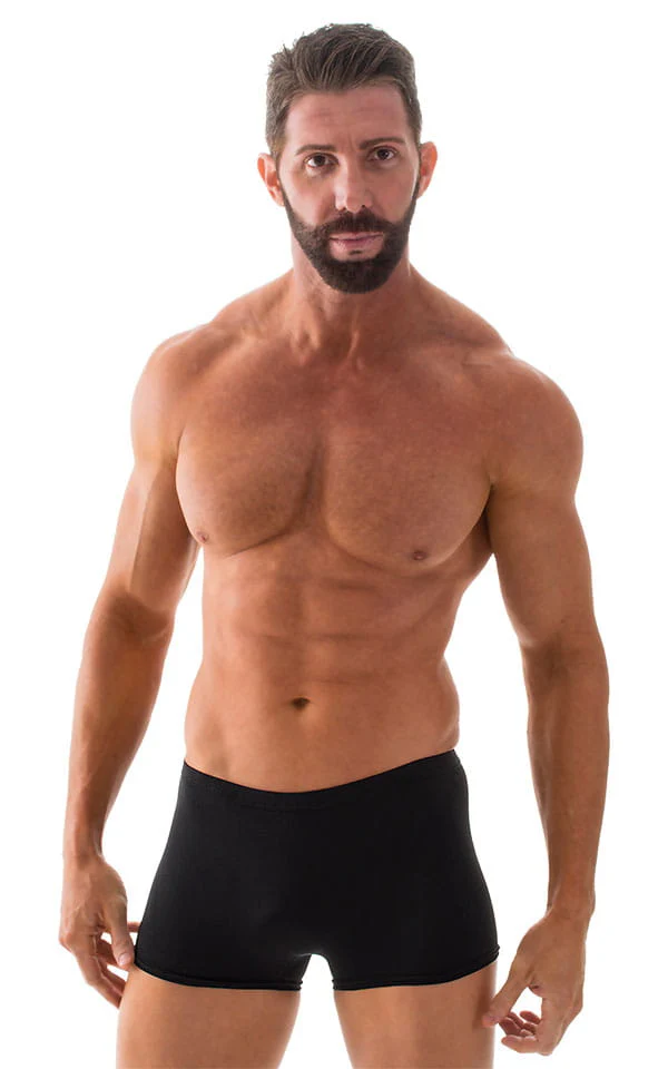 M43 - Mens Square Cut Swim Trunks - Solids - Image 18