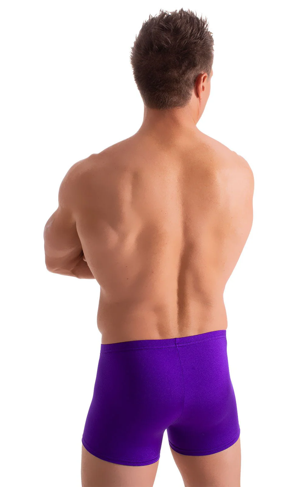 M43 - Mens Square Cut Swim Trunks - Solids - Image 21