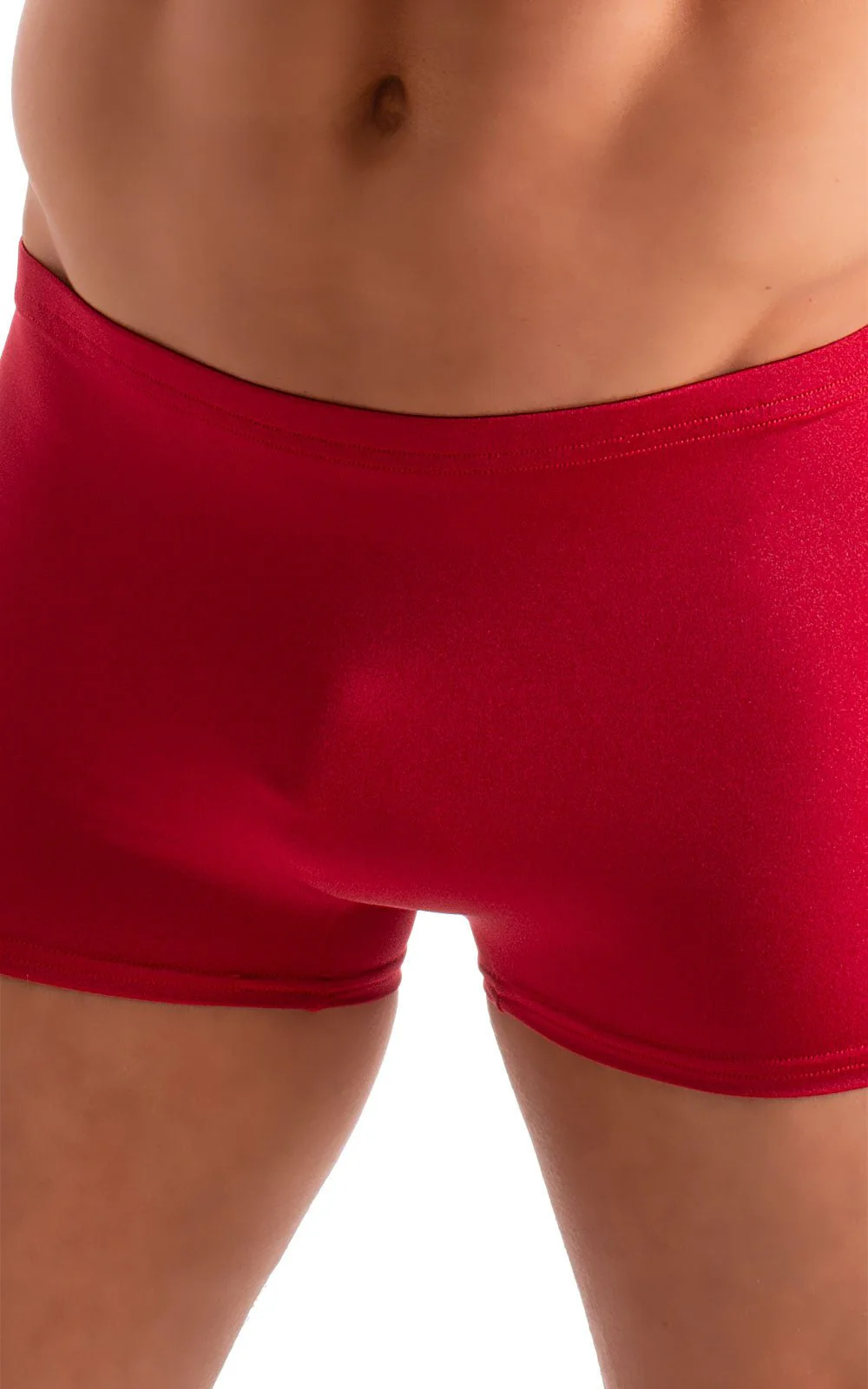 M43 - Mens Square Cut Swim Trunks - Solids - Image 3
