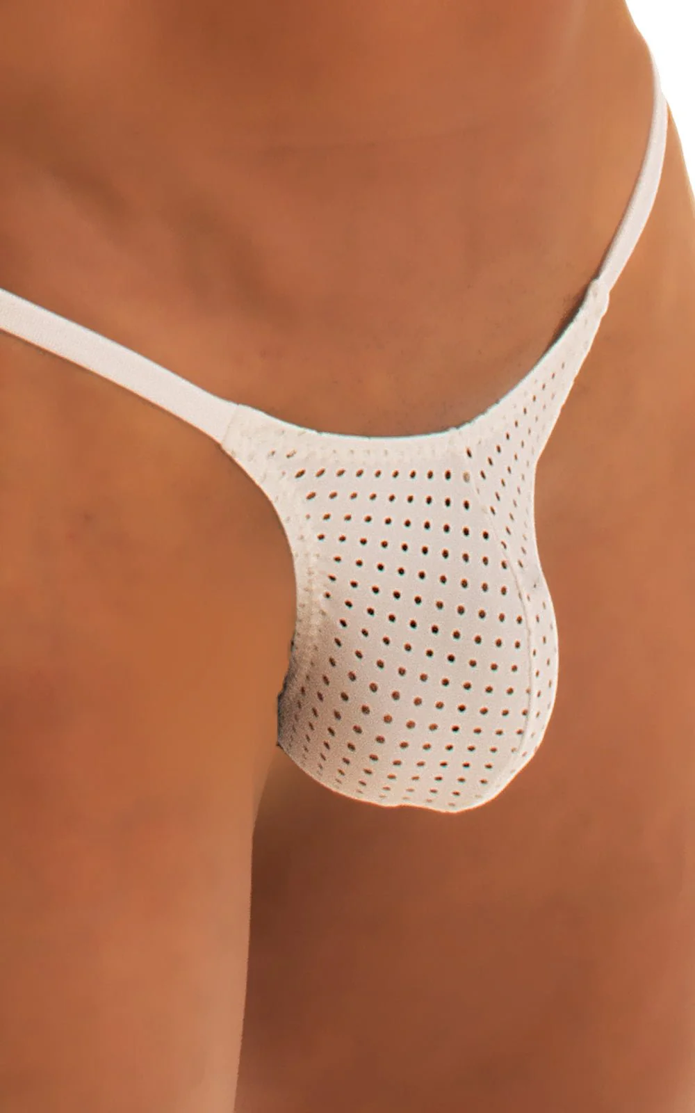 M55 - Mens Stuffit Pouch G String Swimsuit - Mesh - Image 36