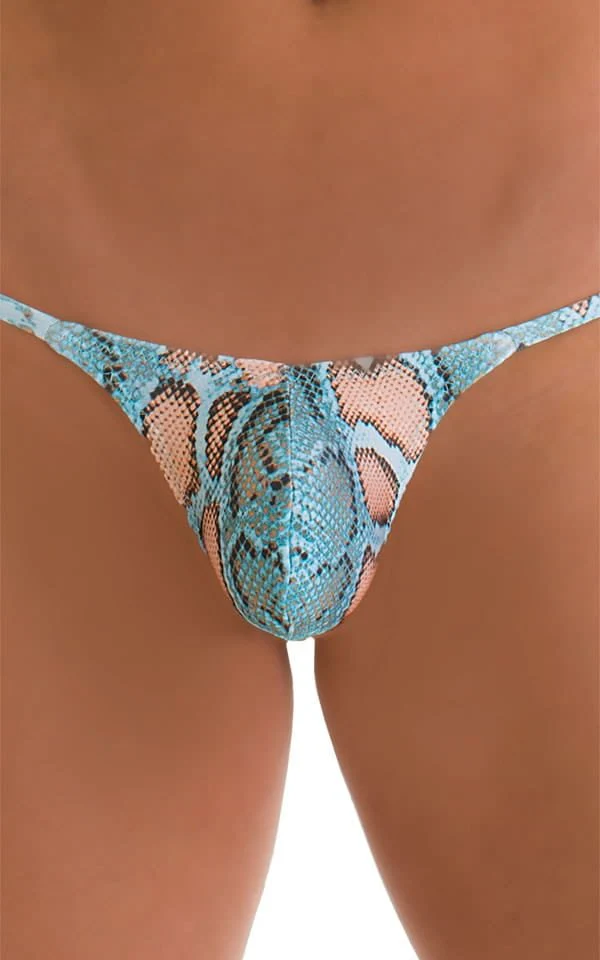 M55 - Mens Stuffit Pouch G String Swimsuit - Prints - Image 15
