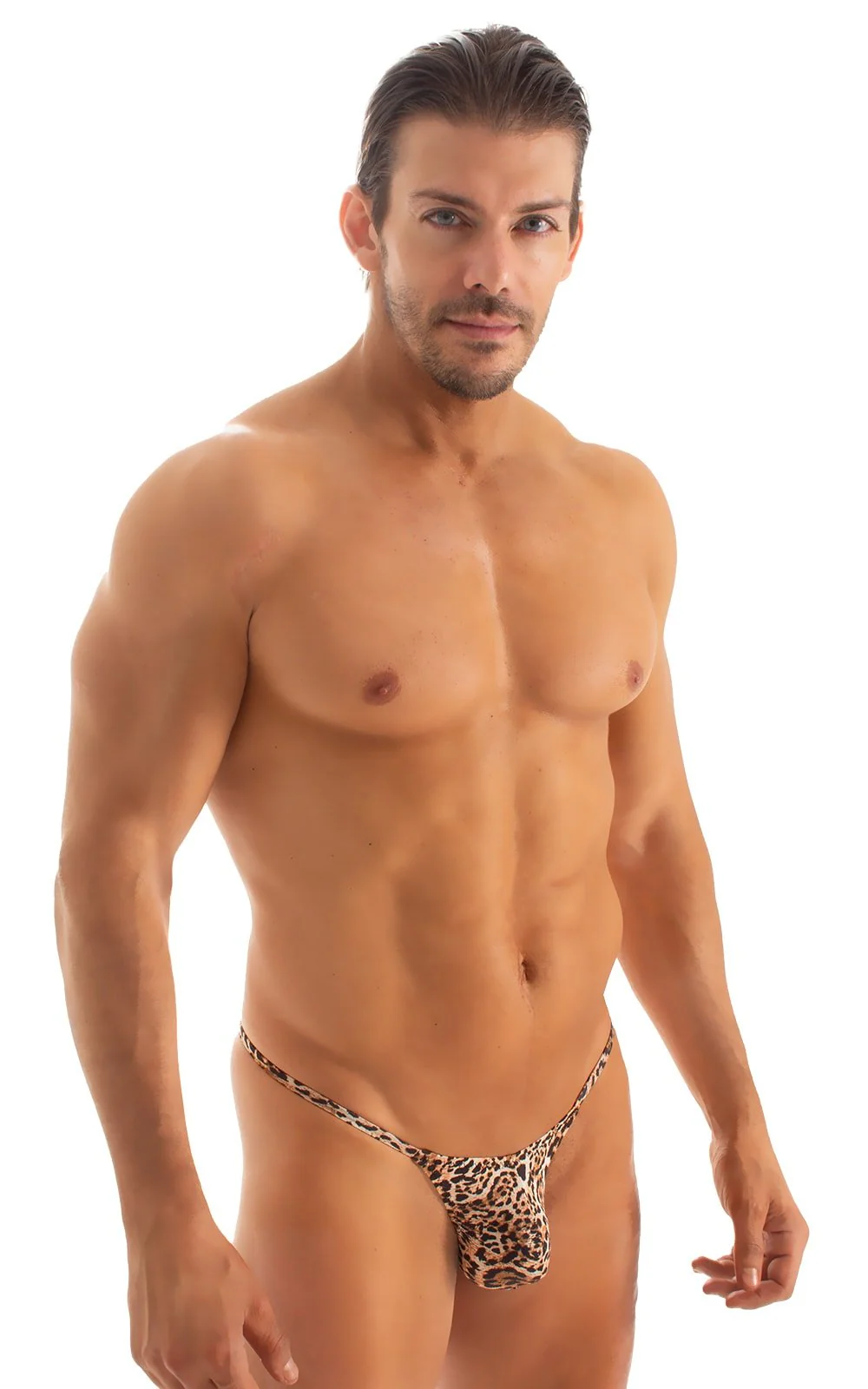 M55 - Mens Stuffit Pouch G String Swimsuit - Prints - Image 21