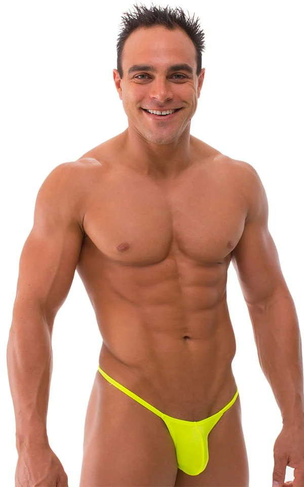 M55 - Mens Stuffit Pouch G String Swimsuit - Solids - Image 37