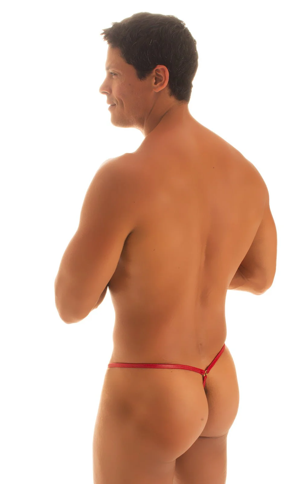 M55 - Mens Stuffit Pouch G String Swimsuit - Solids - Image 52