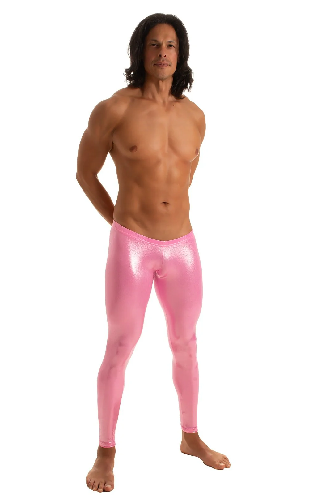 A19M - Mens Super Low Rise Leggings - Metallics - Image 12
