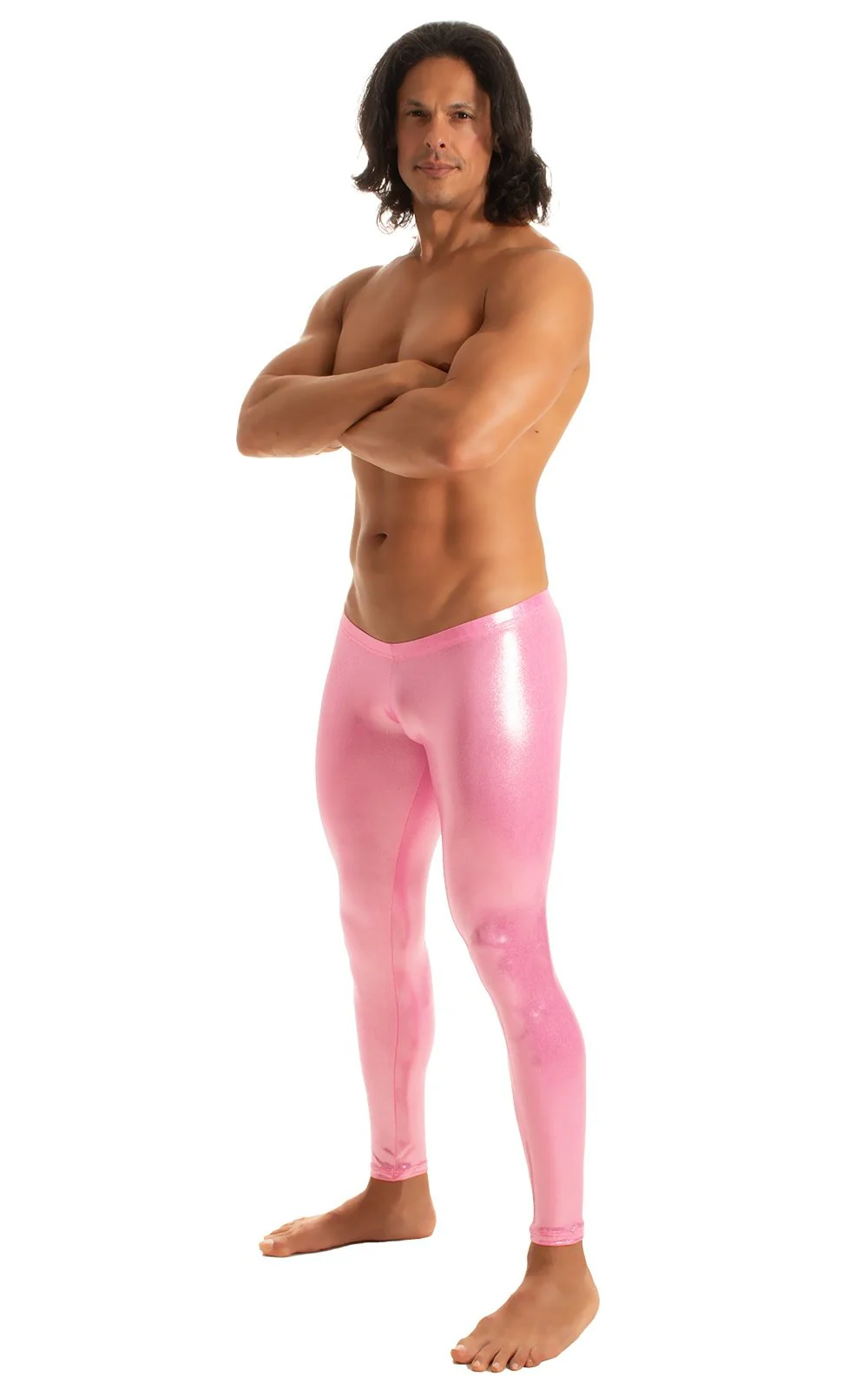 A19M - Mens Super Low Rise Leggings - Metallics - Image 14
