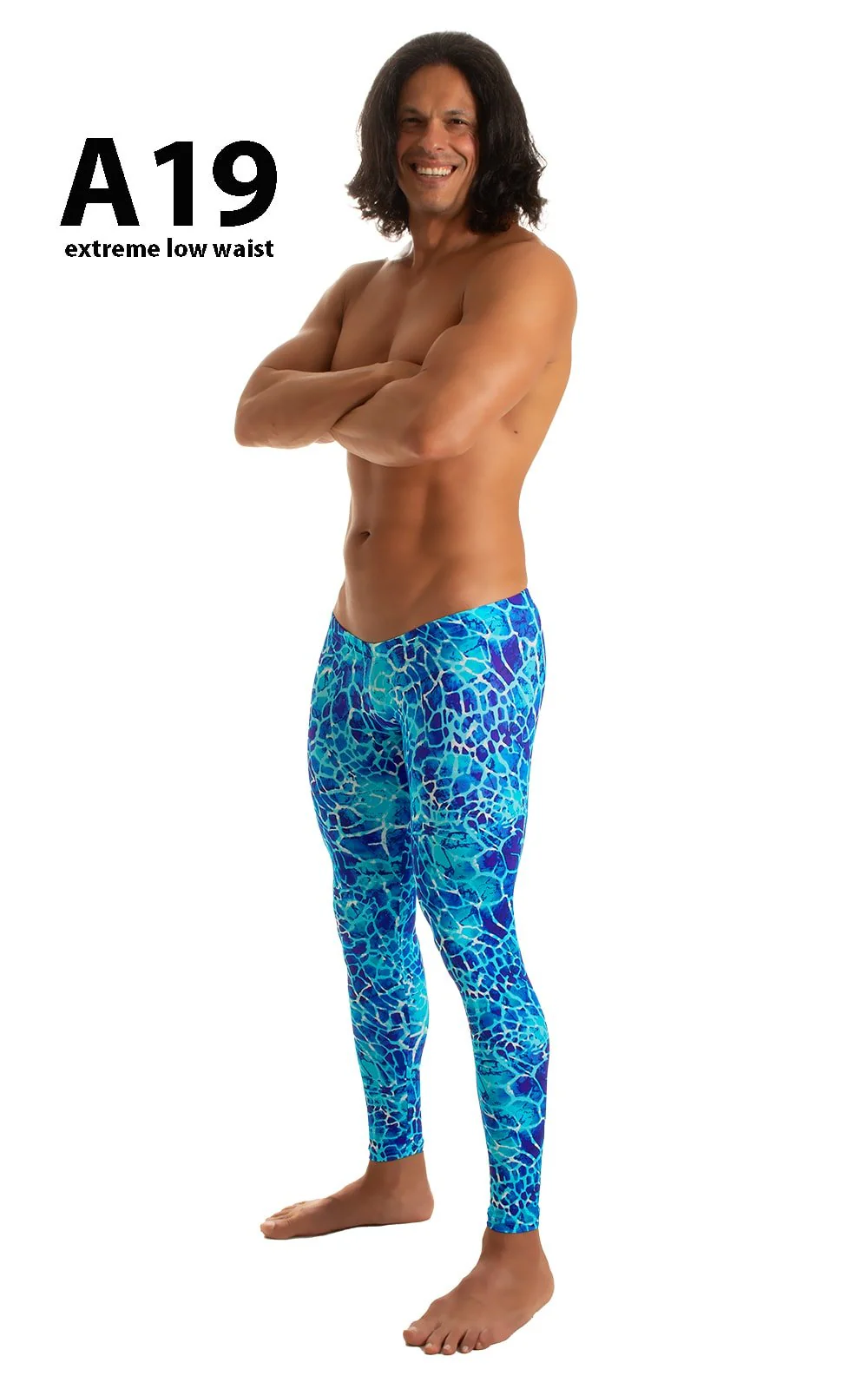 A19M - Mens Super Low Rise Leggings - Prints - Image 7