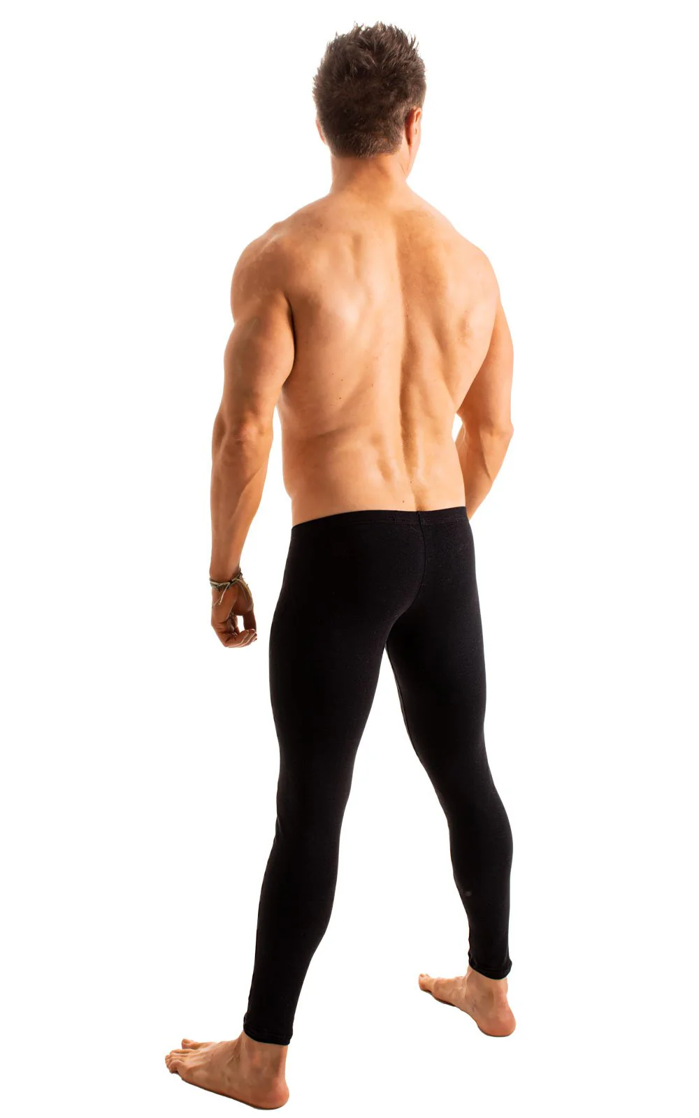 A19M - Mens Super Low Rise Leggings - Solids - Image 4
