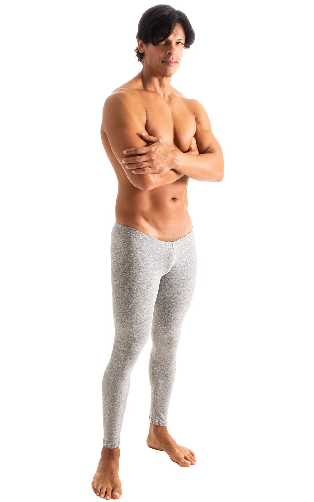 A19M - Mens Super Low Rise Leggings - Solids - Image 9
