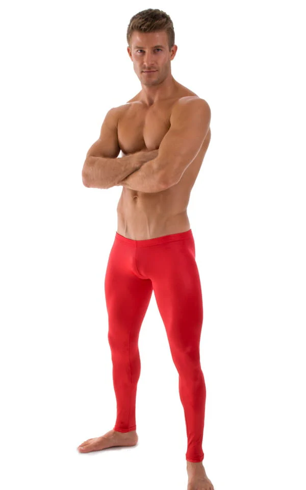 A19M - Mens Super Low Rise Leggings - Wet Look - Image 4