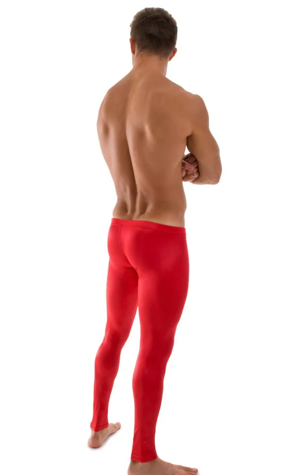 A19M - Mens Super Low Rise Leggings - Wet Look - Image 5