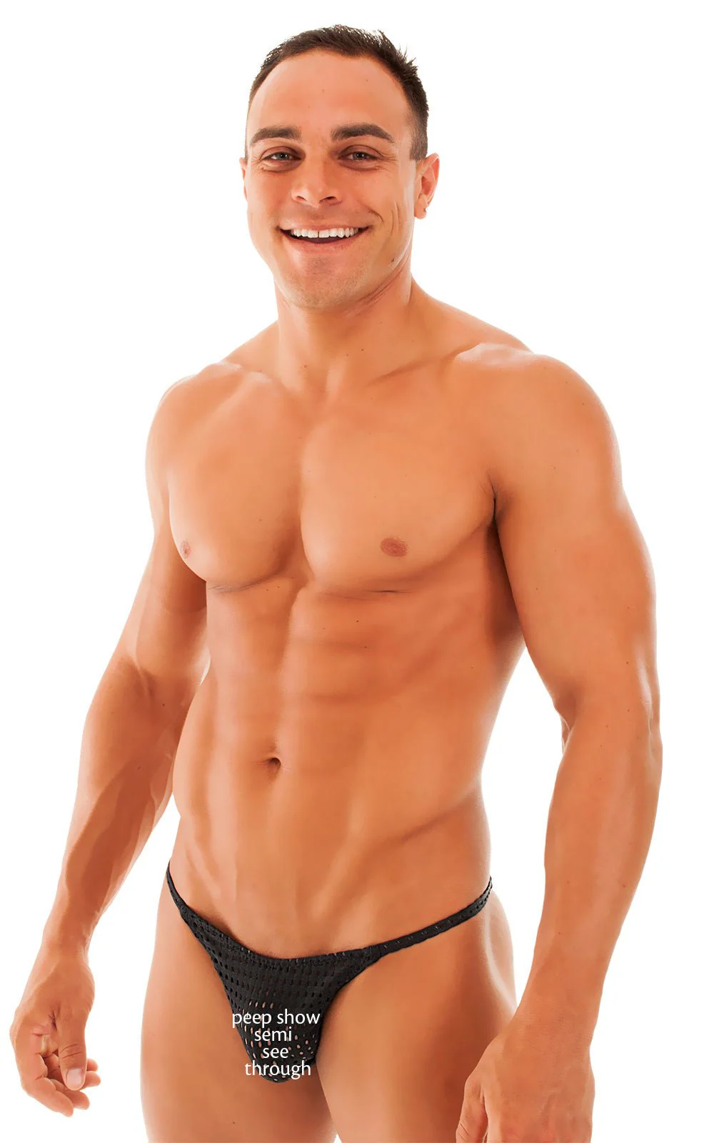 M29 - Mens Super Low Tiny Bikini - Mesh - Image 12