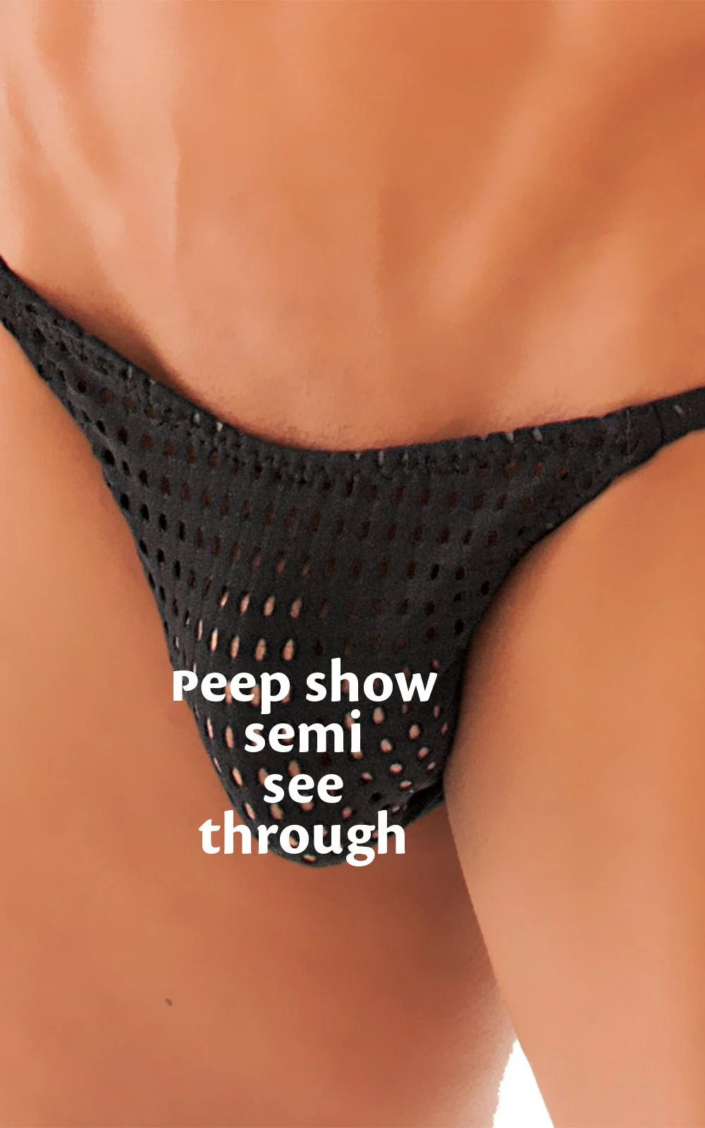 M29 - Mens Super Low Tiny Bikini - Mesh - Image 14
