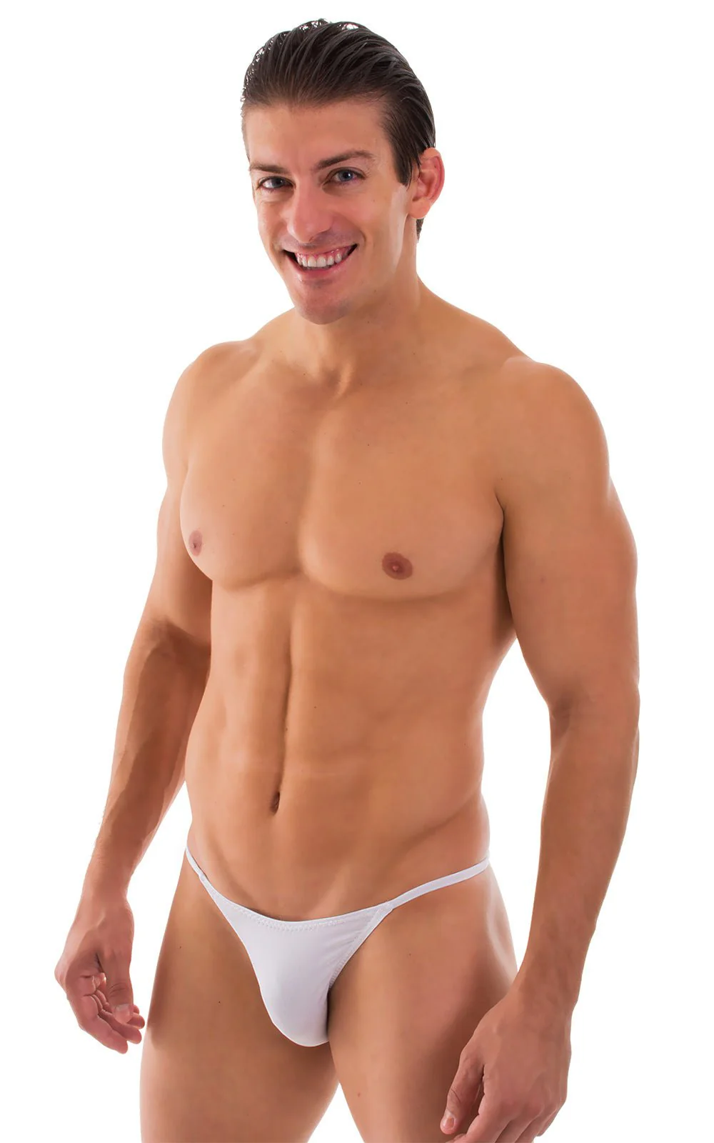M29 - Mens Super Low Tiny Bikini - Solid Sheer Semi Sheer - Image 20