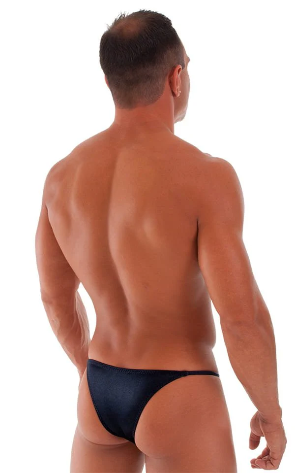 M29 - Mens Super Low Tiny Bikini - Wet Look - Image 5