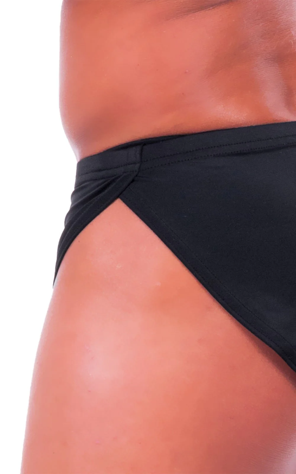 A14 - Mens Swimsuit Cover Up Split Running Shorts - Solid Dark - Image 9