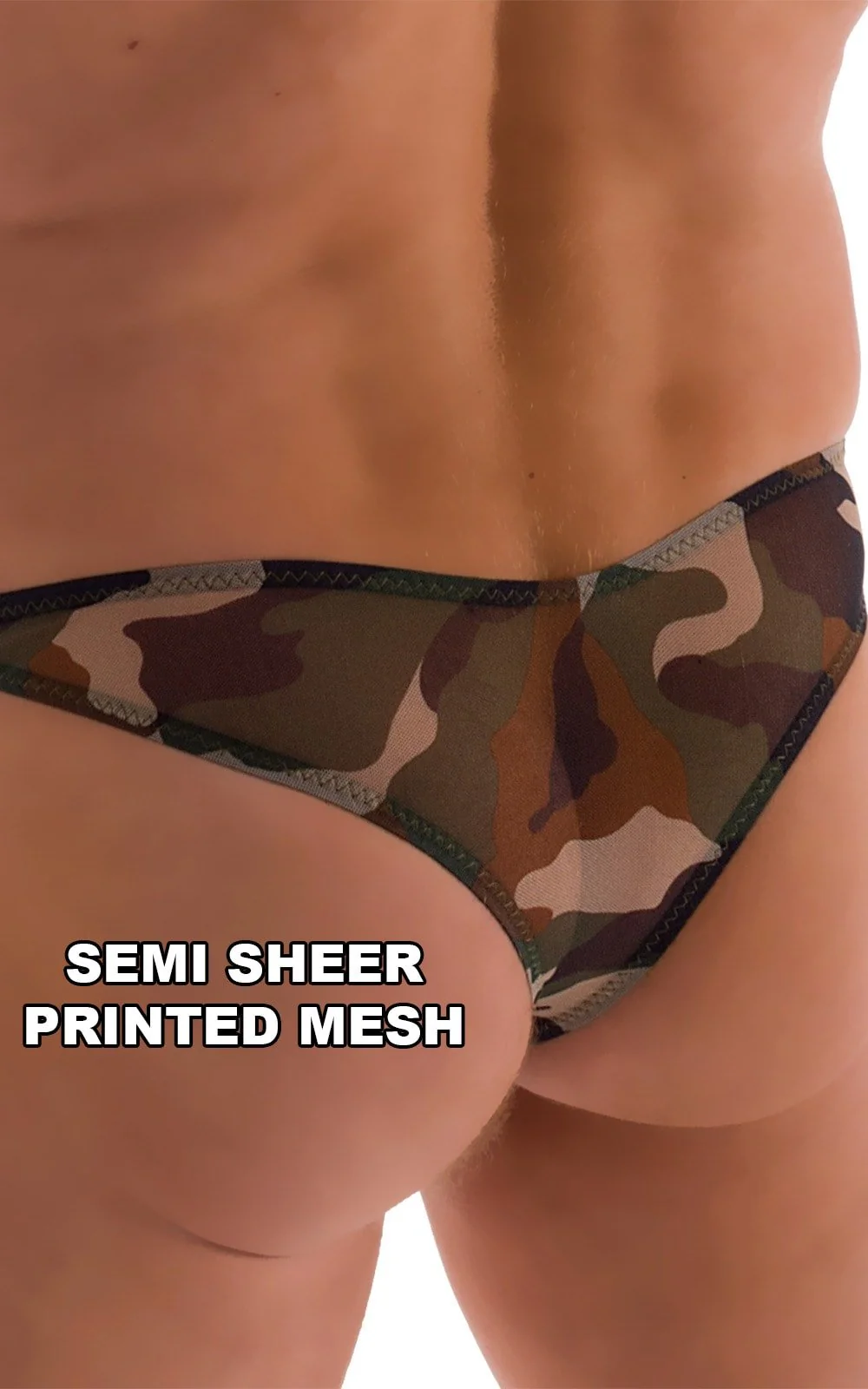 M84 - Mens Tanga Cheekini Bikini - Prints - Image 19