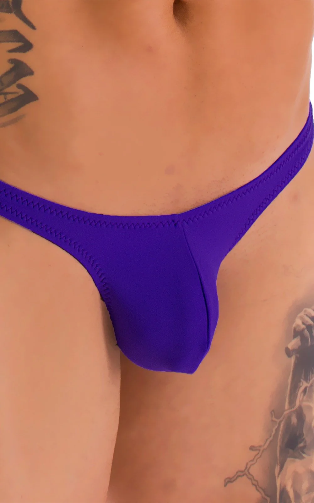 M84 - Mens Tanga Cheekini Bikini - Solids - Image 27