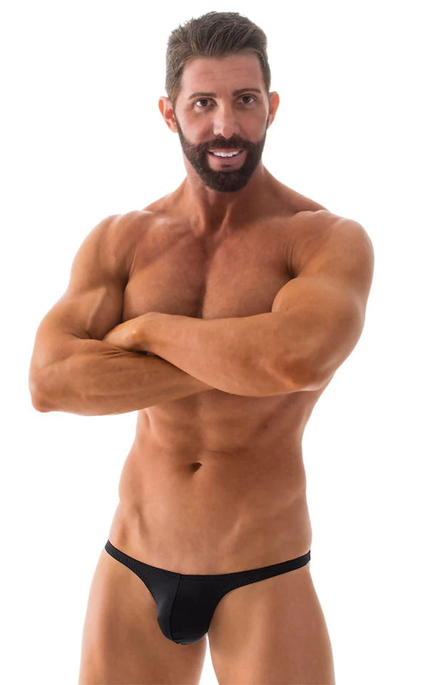 M84 - Mens Tanga Cheekini Bikini - Solids - Image 3