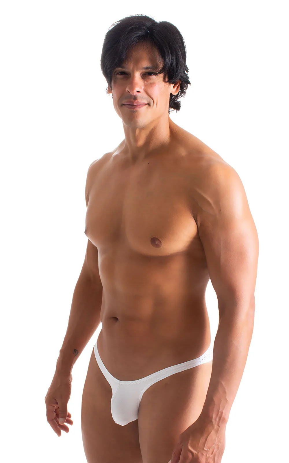 M84 - Mens Tanga Cheekini Bikini - Solids - Image 39