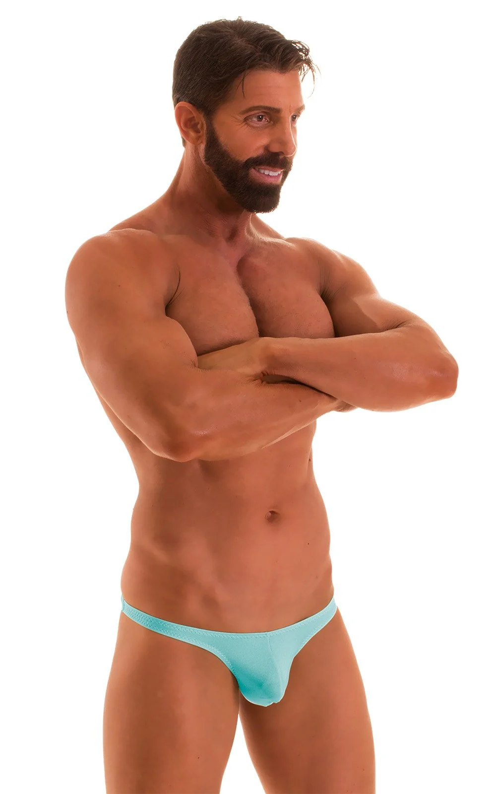 M84 - Mens Tanga Cheekini Bikini - Solids - Image 9
