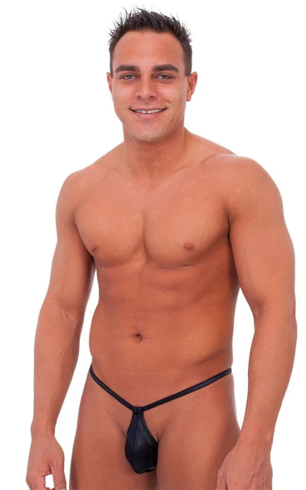 M52 - Mens Teardrop G String Swimsuit - Metallics - Image 7