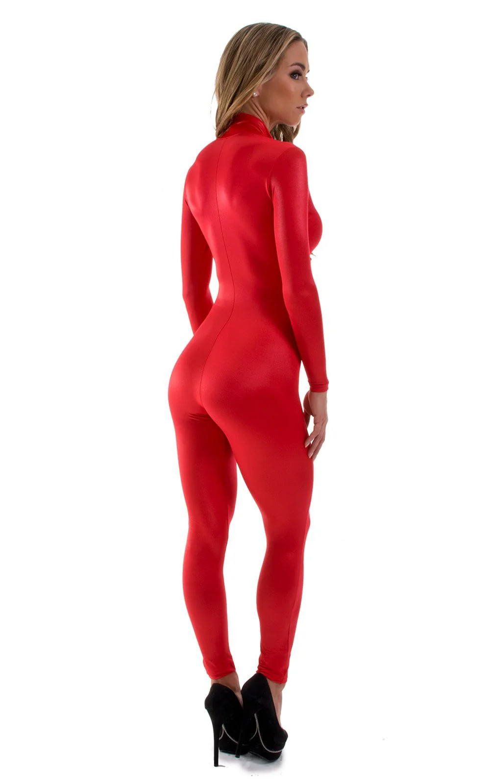 C1FZW - Womens Front Zipper Catsuit for Women - Metallics - Image 21