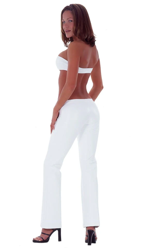 A5 - Womens Hiphugger Boot Cut Pants - Solids - Image 8