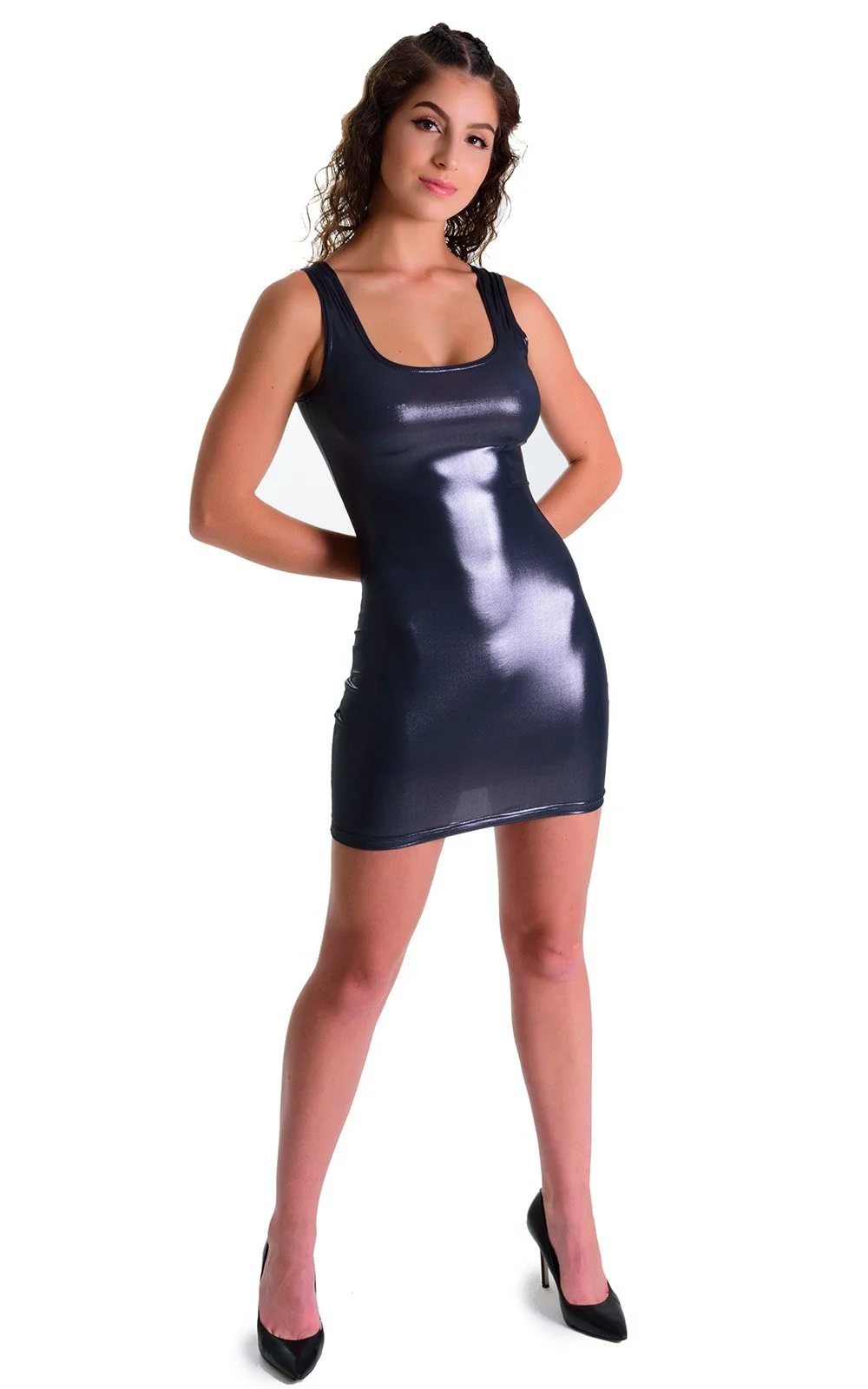 D1 - Womens Mini Dress - Metallic - Image 24