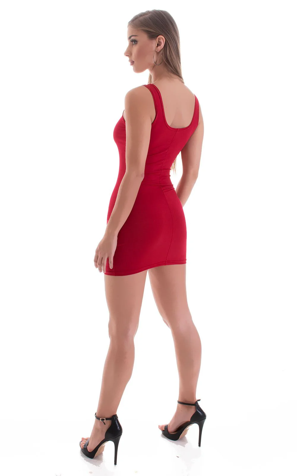 D1 - Womens Mini Dress - Solids - Image 9