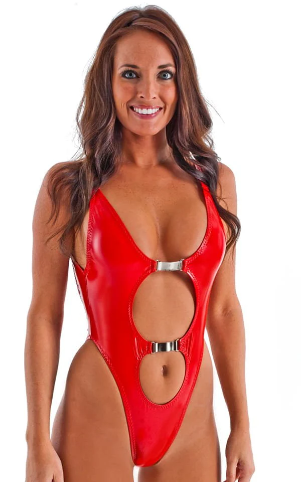 F2 - Womens One Piece Keyhole Rio 1/2 Back - Metallics - Image 14