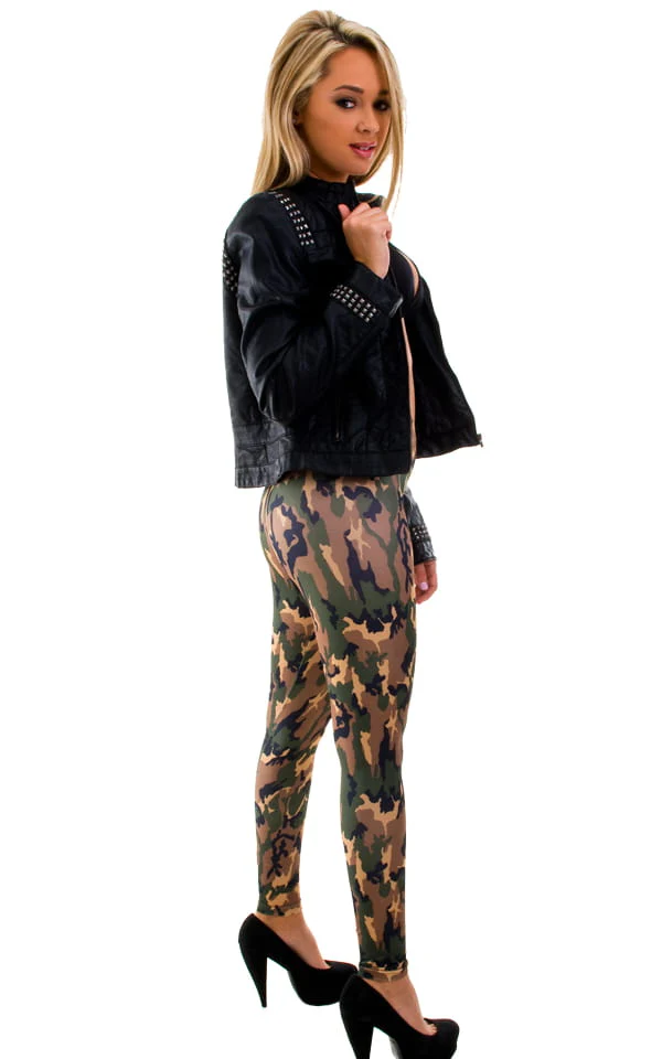 A4 - Womens Regular Waist Leggings - Image 4